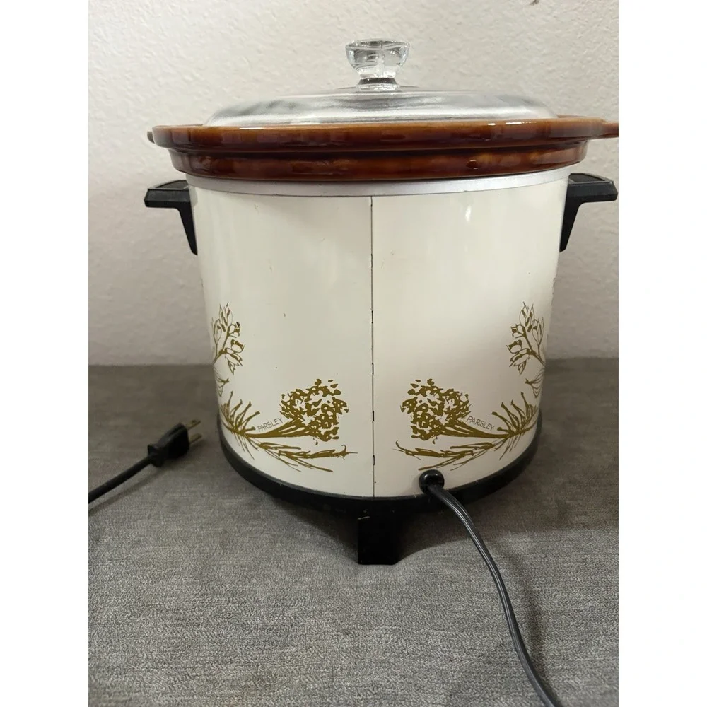 VINTAGE Hamilton Beach Scovill 4‎ Qt Crock Watcher Slow Cooker Tested Crock Pot